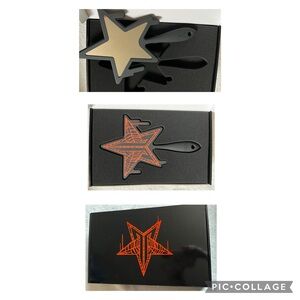 Jeffree Star Black and Orange Star Mirror Set